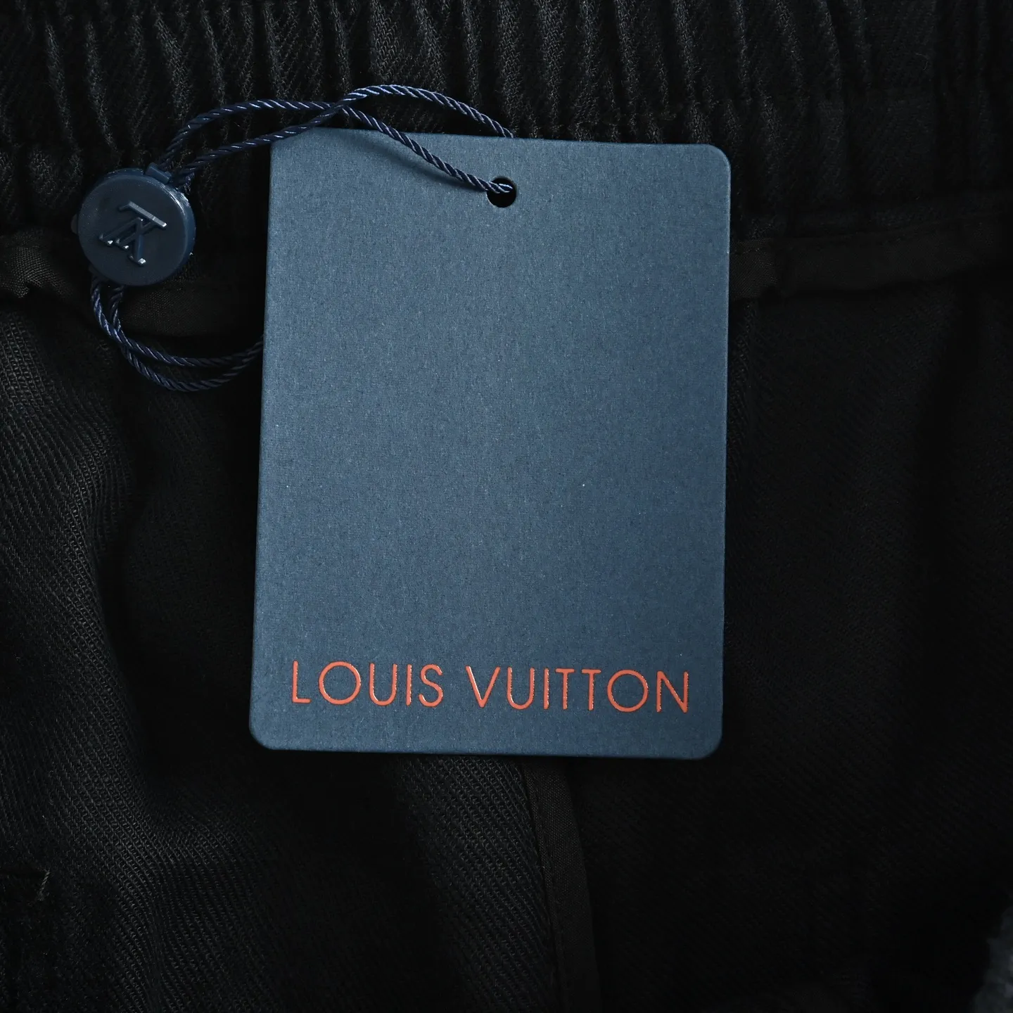 Louis Vuitton/Louis Vuitton 26ss round badge cotton and linen shorts